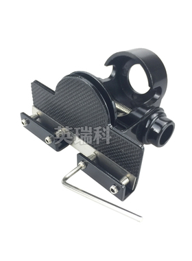 车载电台天线RB-400黑色夹边支架底座夹子万向卡边对讲机夹后备箱