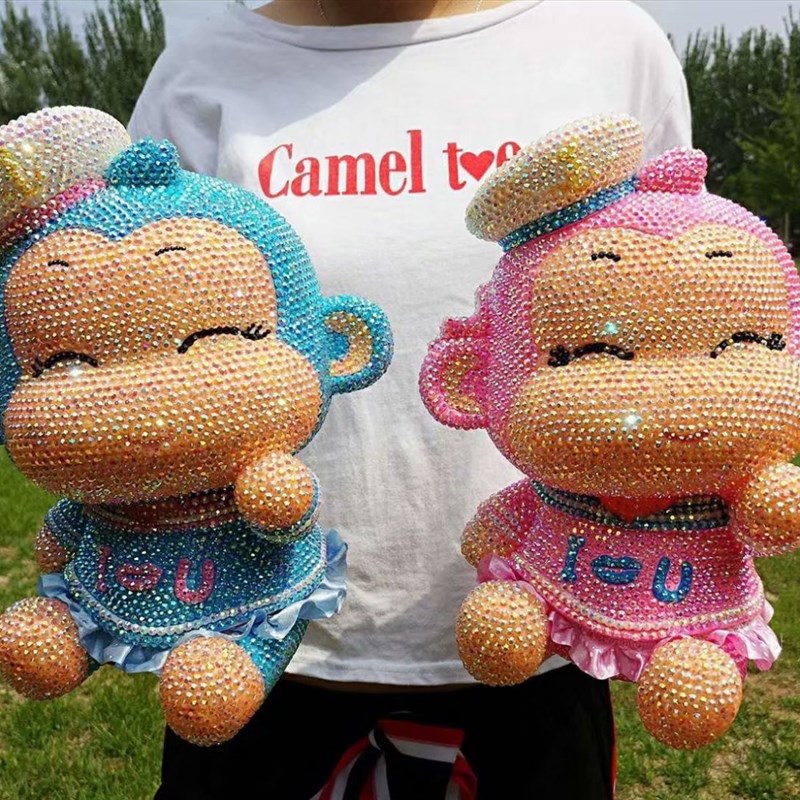 不怕摔创意可爱大号猴子存钱罐卡通储蓄罐送礼存钱罐生日礼物