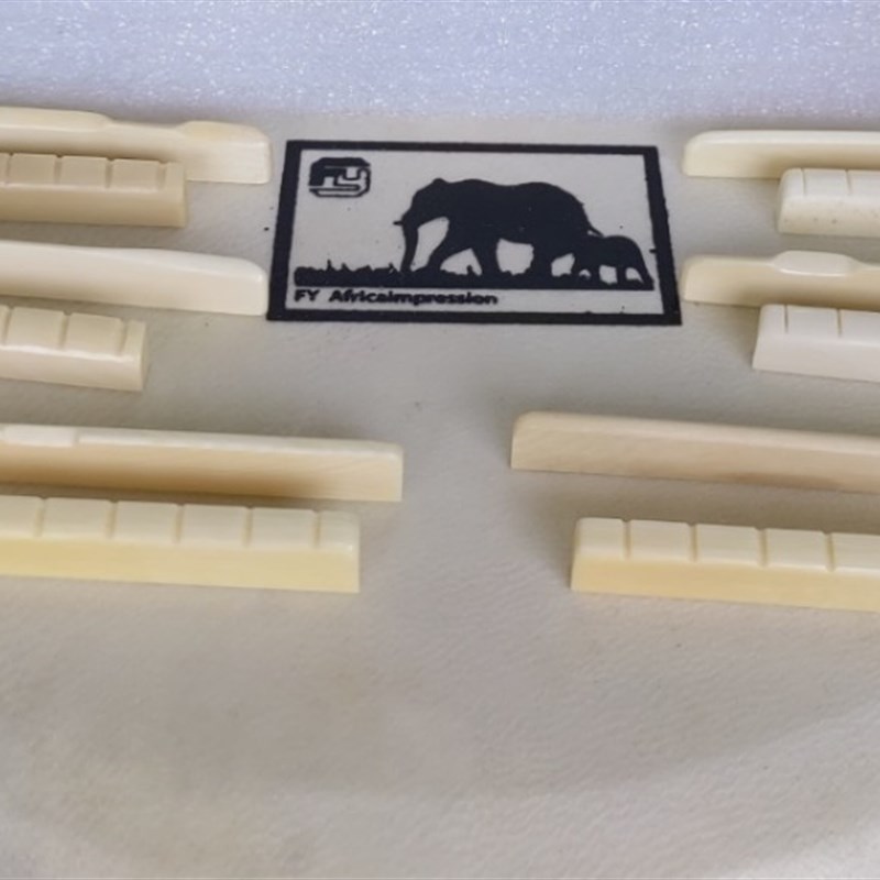 高端定制猛犸牙吉他琴C桥琴枕下弦枕古典民谣