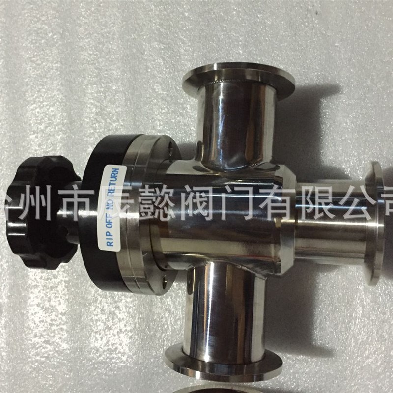 手动真空KF三通挡板阀   来图定做厂家供应