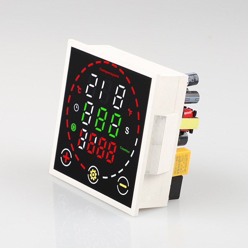 温度时间计数三合一温控仪烫金机烫画机用TS600触摸屏温度控制器