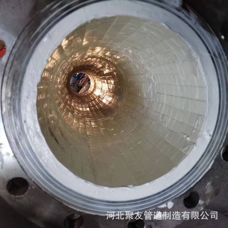 陶瓷贴片管道管件 焊接松套活动法兰 镶片弯头大小头三通 耐磨