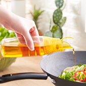 自动开闭防漏防滑玻璃油壶油瓶大容量装 油瓶油罐酱油 油瓶防漏倒装