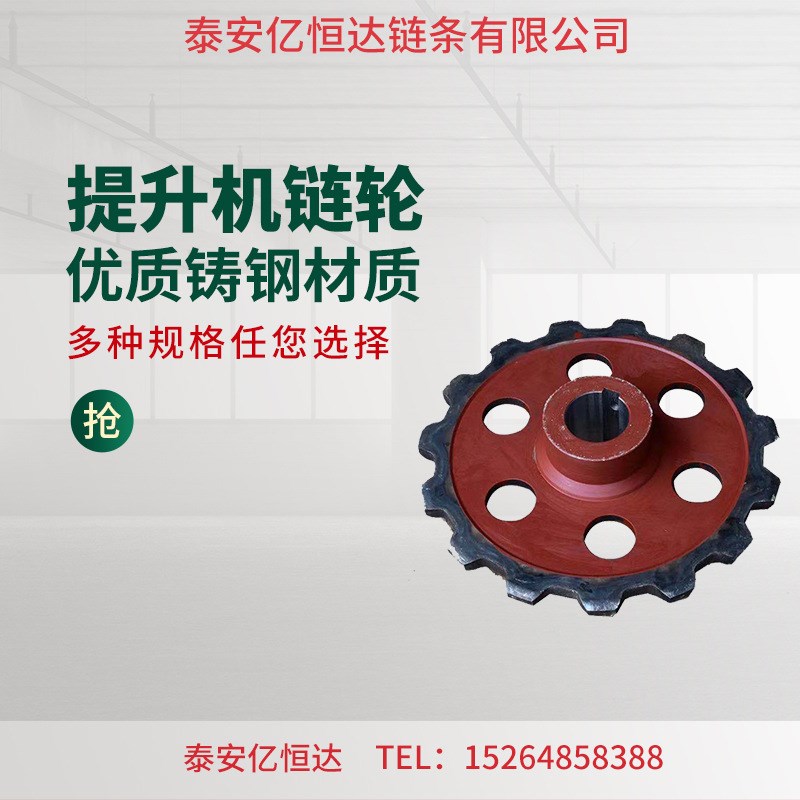 40TNEd斗式提升机链轮 水泥厂用铸钢刮板机链轮工业提升机链轮总