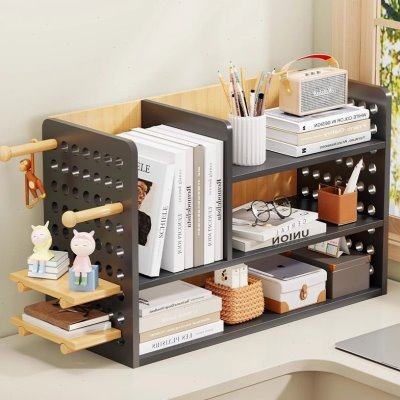 收纳洞洞简易学生宿舍多层公桌分层柜子桌上小书柜板书架置物架,收纳整理,书桌收纳置物架,淘宝优惠券,粉丝福利购,淘宝优惠卷