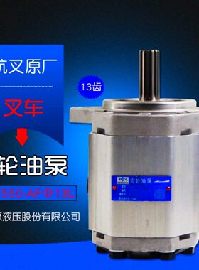 长源齿轮油泵CBQ-F550-AFΦ13L13齿 适用杭叉A40配新柴4D35ZG31
