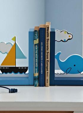 儿童书房书挡摆件可爱动物卡通书立架书靠家居装饰品样板房卧室书