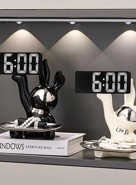 玄关放钥匙的收纳盒摆件轻奢鞋柜门口进门入户走廊锁匙客厅装饰品