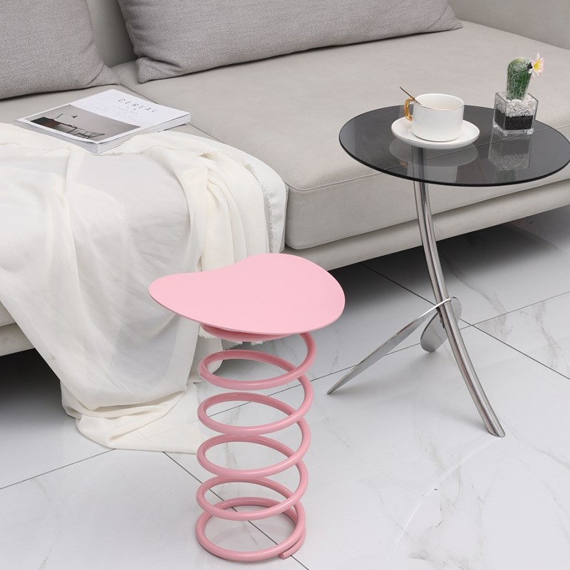 网红角几边几简约现代茶几轻奢矮凳客厅高级感摆件可移动沙发边几