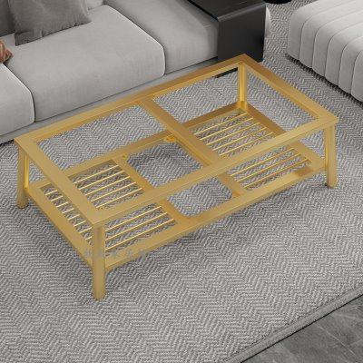 大理石茶几底座客厅沙发茶几支架金属岩板茶几脚架长方形桌腿两层,商业/办公家具,台脚台架/家具支架,淘宝优惠券,粉丝福利购,淘宝优惠卷