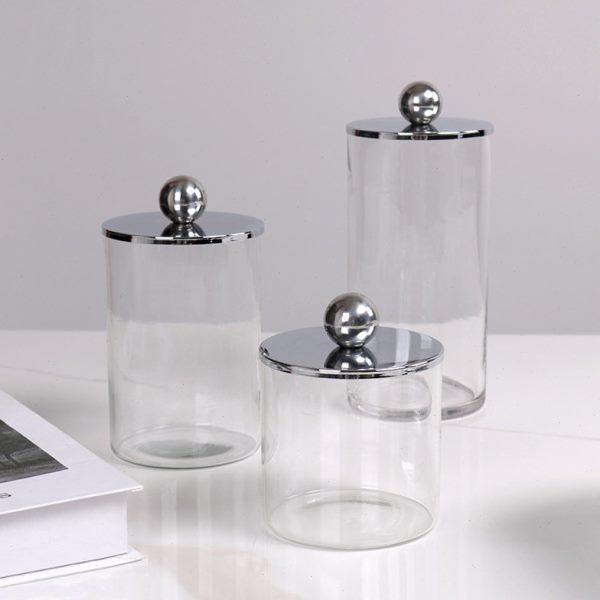 现简约装饰储物珠点玻璃餐桌餐边柜玄关糖果样板间摆件,家居饰品,阳光罐/月光罐,淘宝优惠券,粉丝福利购,淘宝优惠卷