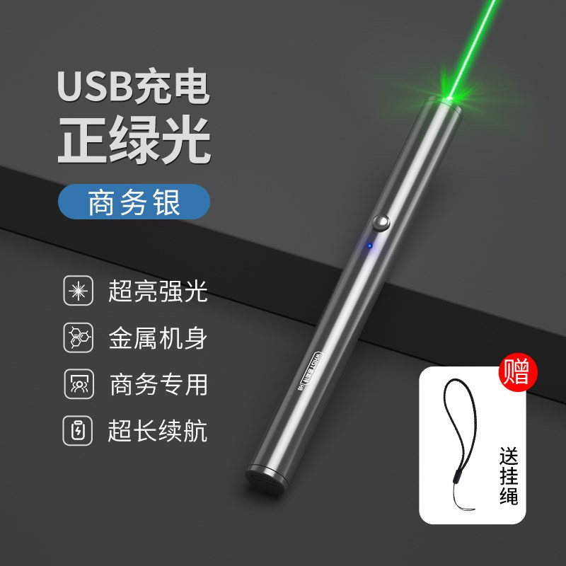 惠斯特H8激光笔激光灯远射强光售楼镭射沙盘户外教练商务usb充电