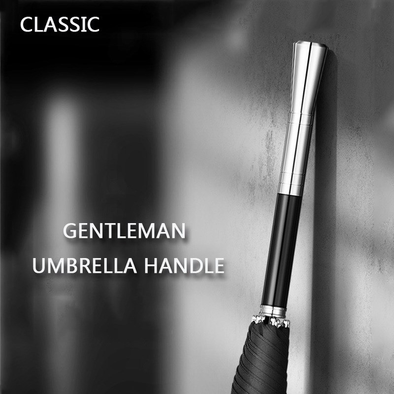 xyt复古绅士手杖雨伞男士简约商务自动大号长柄直杆伞女轻奢