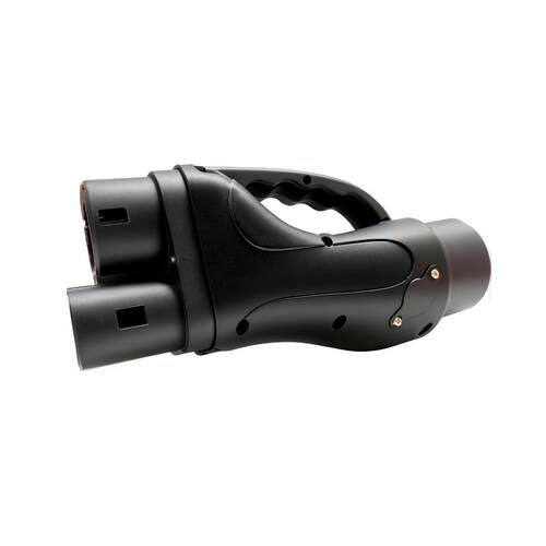 港车北上国转欧GBT TO CCS2电动汽车充电桩转接头300A
