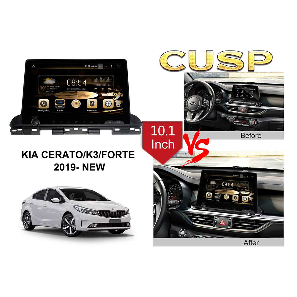 适用起亚赛拉图/k3/福瑞迪2013- 中控导航显示屏八核无线CarPlay