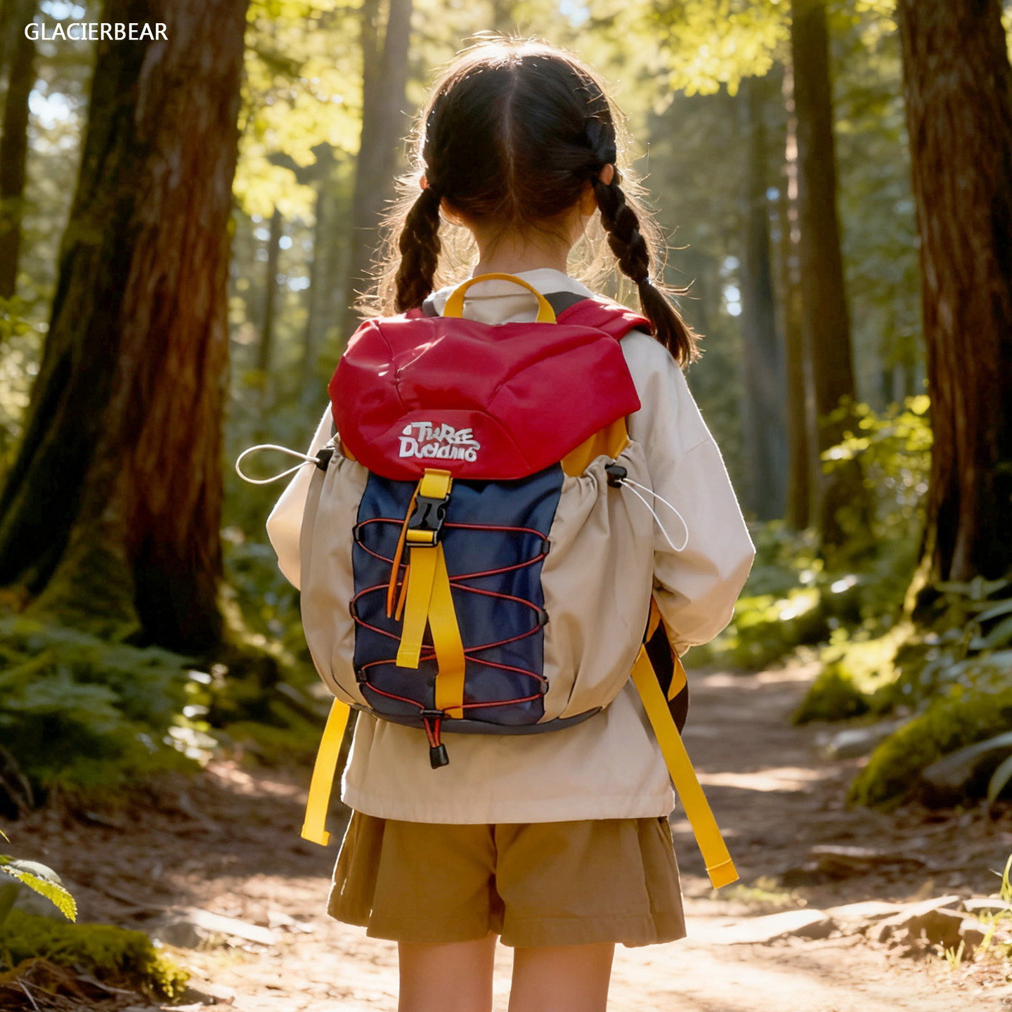 儿童户外双肩包运动旅行登山包轻便外出背包男女孩休闲徒步书包