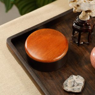 宋坑端砚墨海带盖砚台原石料 砚台带盖墨海 书法专用多功能墨海