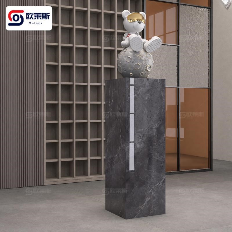 装饰品大花瓶摆件客厅插花底座轻奢高档20J25新款花架子客厅落地