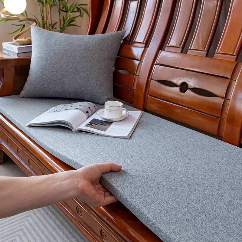 实木沙发c坐垫红木沙发座垫拆洗防滑海绵垫子四季通用实木老款中