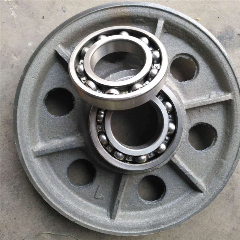 龙门吊电动葫f芦吊钩轮片滑轮片3t5吨10T门机天车下钩吊钩内轮子