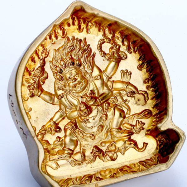 擦擦模具大威德宗喀巴大威德黄铜陶土泥擦什贡大号摆件送礼品精品