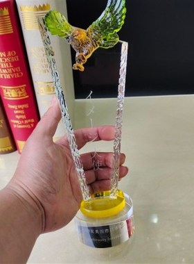 水晶奖杯奖牌五角星创意个性定制公司奖工留念员品单位礼品件摆包