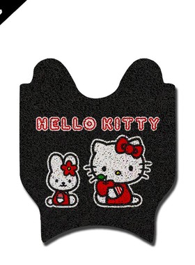 适用于台铃可焕国标版电动车脚垫 TDT5208Z卡通丝圈脚踏垫防水垫