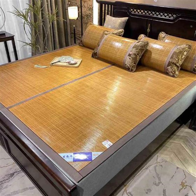 新款凉席双面藤席竹席 可折叠竹凉席 家用学生宿舍单人席子草席