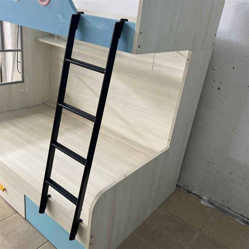上下床铁梯 挂梯 落地梯 宿舍楼梯 直梯 斜梯 黑色梯子 多用楼梯