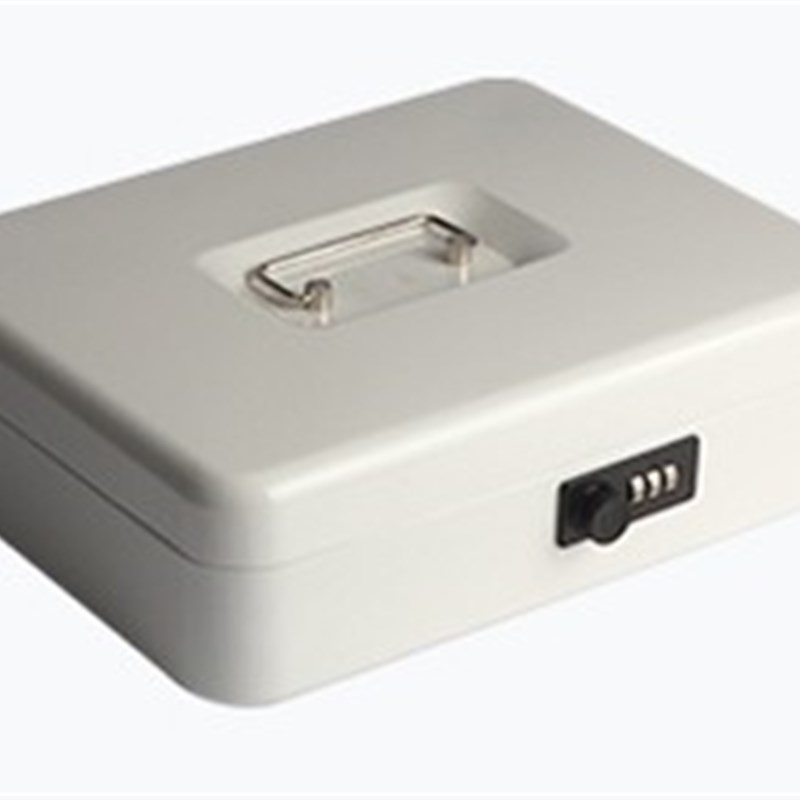 密码锁家用带锁收纳小铁盒储蓄盒收纳盒钱箱 收银箱 大号金属箱