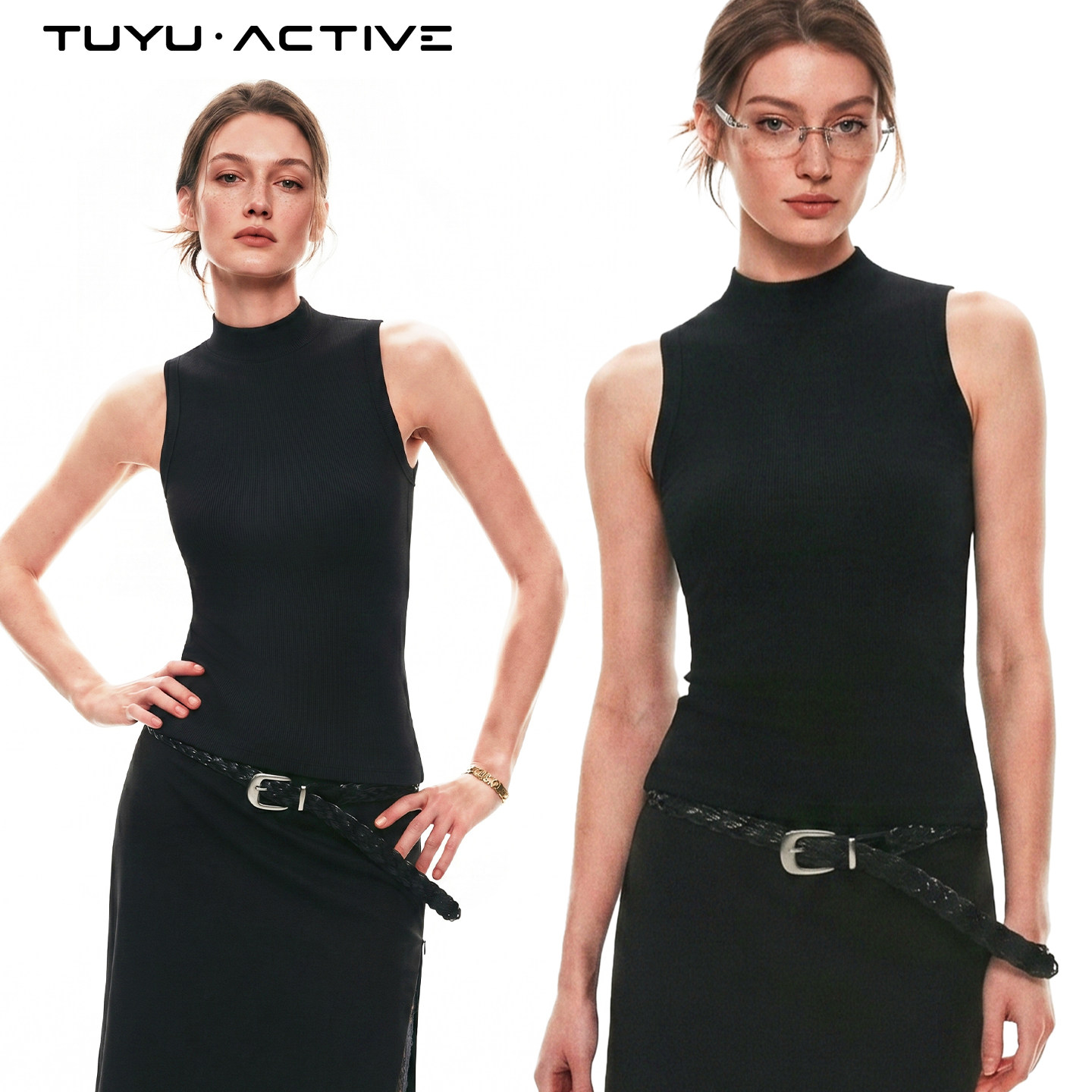 TUYU瑜伽修身显瘦高弹速干背心女