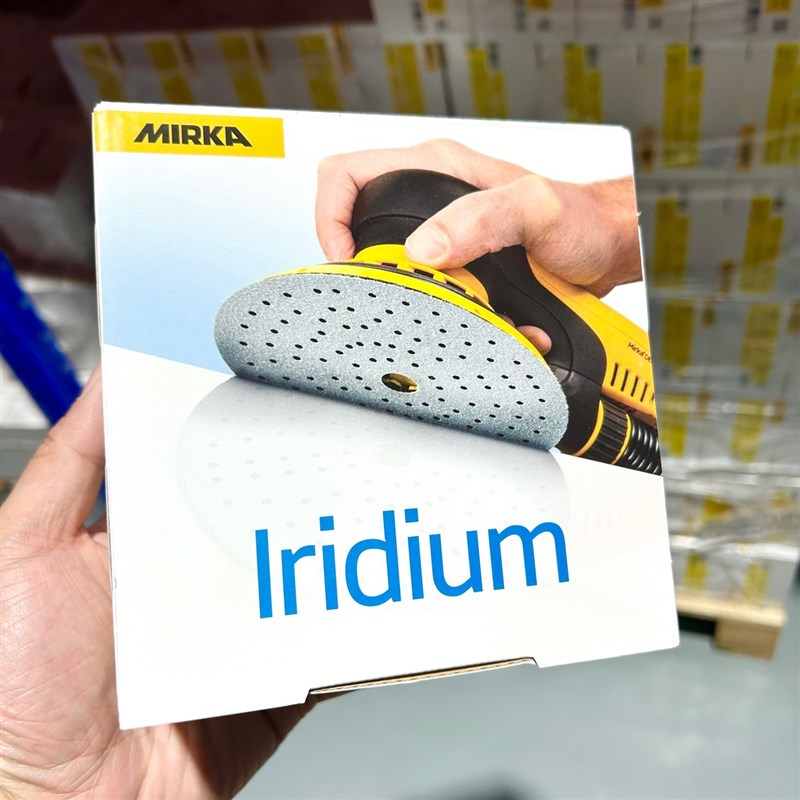 IRIDIUM 磨卡铱砂纸Mirka5寸125mJm 多孔旋风砂纸 陶瓷磨料薄膜