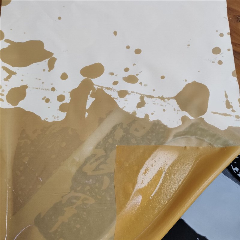 遇水变色布 色丁布 白变杏 遇水开花 感温变色布 感光变色 夜光布