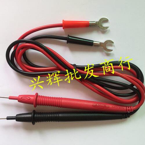 兆欧表表笔500V 1000V ZC25摇表测试线 电阻表表线 测试夹摇表线