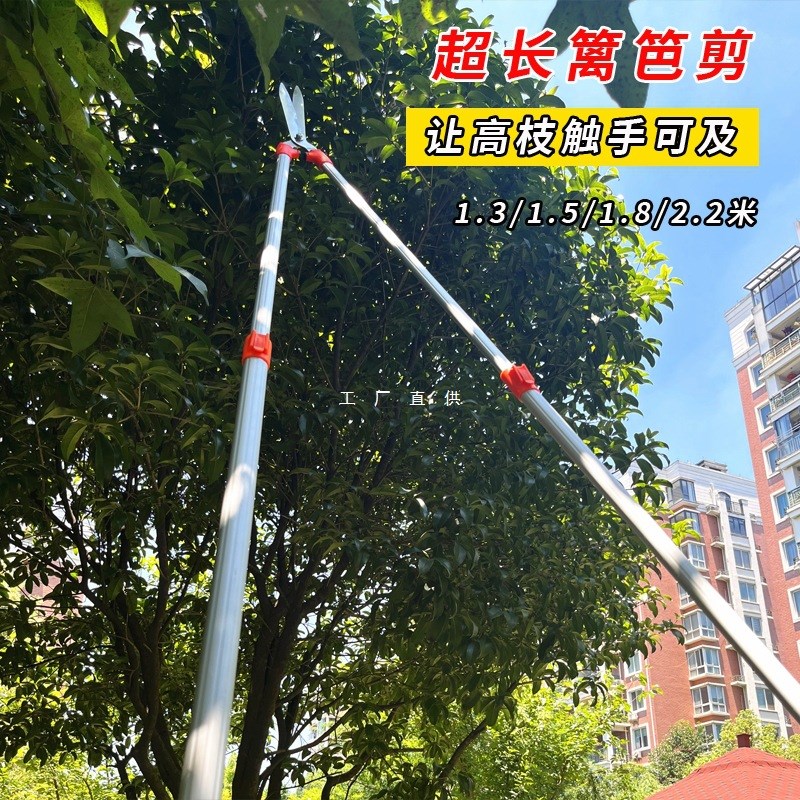 园艺伸缩大剪刀剪草专用修枝剪修剪树枝草坪大剪枝绿化园林花剪刀
