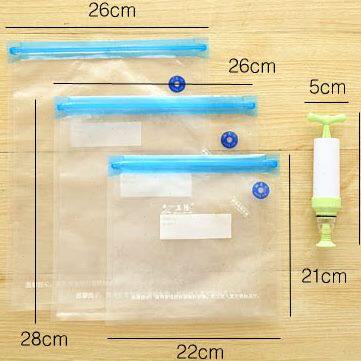 真空包装25个可再用密封袋中小大号连抽气泵配低温慢煮机经济之选