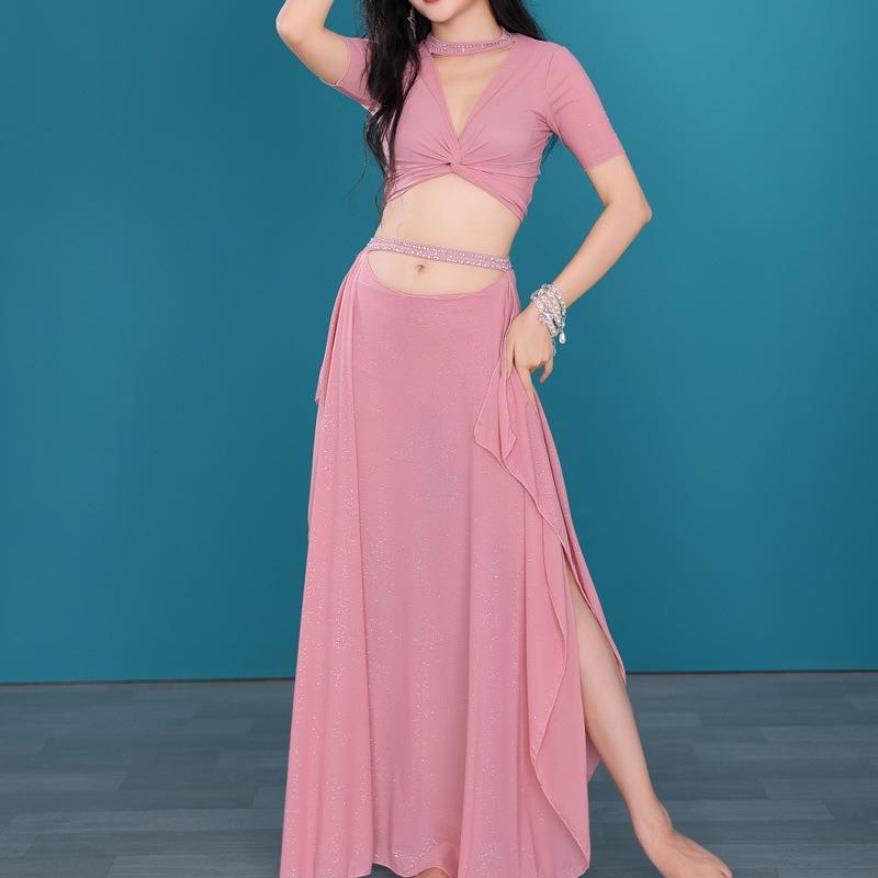 舞娘肚皮舞服装2025夏季新款练功服套装水纱东方舞蹈表演出服团服