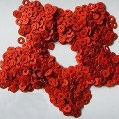 M3 绝缘垫片 红色垫片 绝缘垫圈(3*8*0.5) 10000个/包 仅售40元