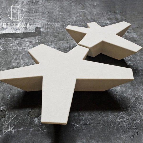 玻璃钢五角星座椅商场公园广场休闲椅子创意异形户外多人休息坐凳,商业/办公家具,等候椅系列,淘宝优惠券,粉丝福利购,淘宝优惠卷