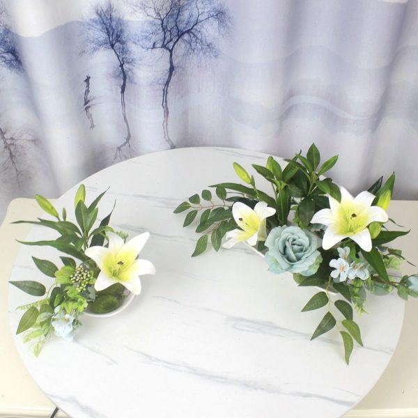 酒店餐桌转盘装饰花餐桌中心花艺摆件,家居饰品,餐桌花艺,淘宝优惠券,粉丝福利购,淘宝优惠卷