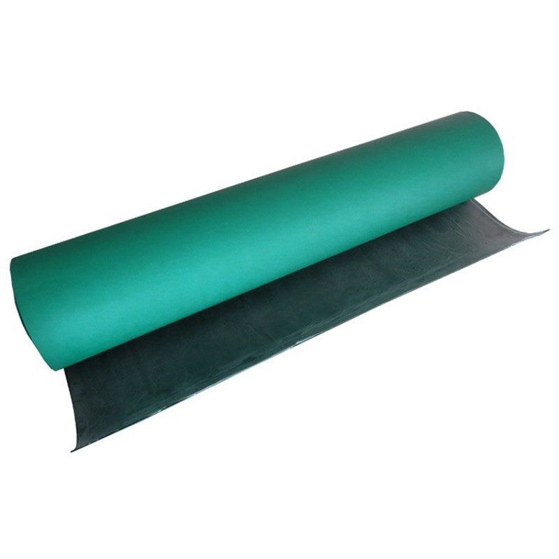 车间地面全铺地垫 橡胶防滑耐高温绿色防静电地垫 售后服务保障