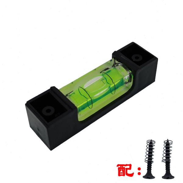 安装孔整体水平泡水准水平珠水平仪水平尺74.5X19X19.5mm配件螺丝图片