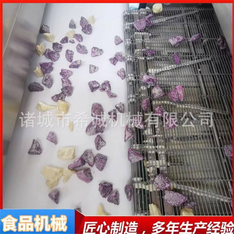 冻干水果巧克力涂层机 果蔬干裹巧克力设备 烤燕麦冷却隧道流水线