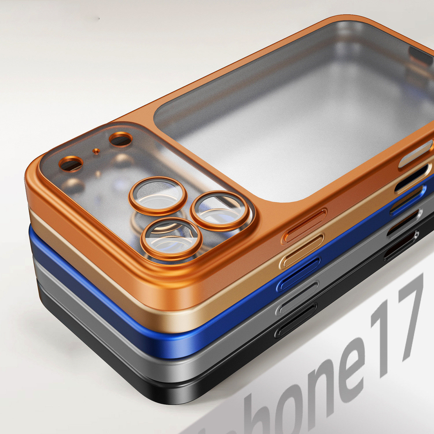 适用苹果17ProMax手机壳iPhone17Pro高端保护套Air肤感磨砂镜头全包防摔新品17pm超薄外壳2025新款情侣男