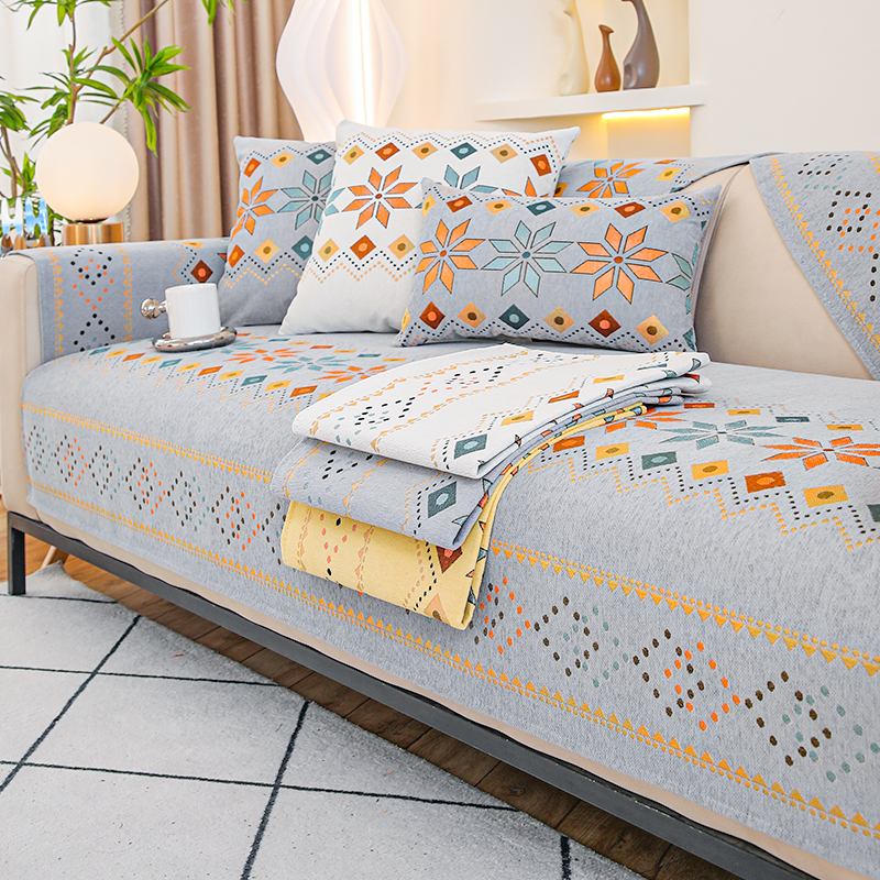 沙发垫新款202k3四季通用夏季高级皮沙发套罩防滑靠保护壳布巾坐