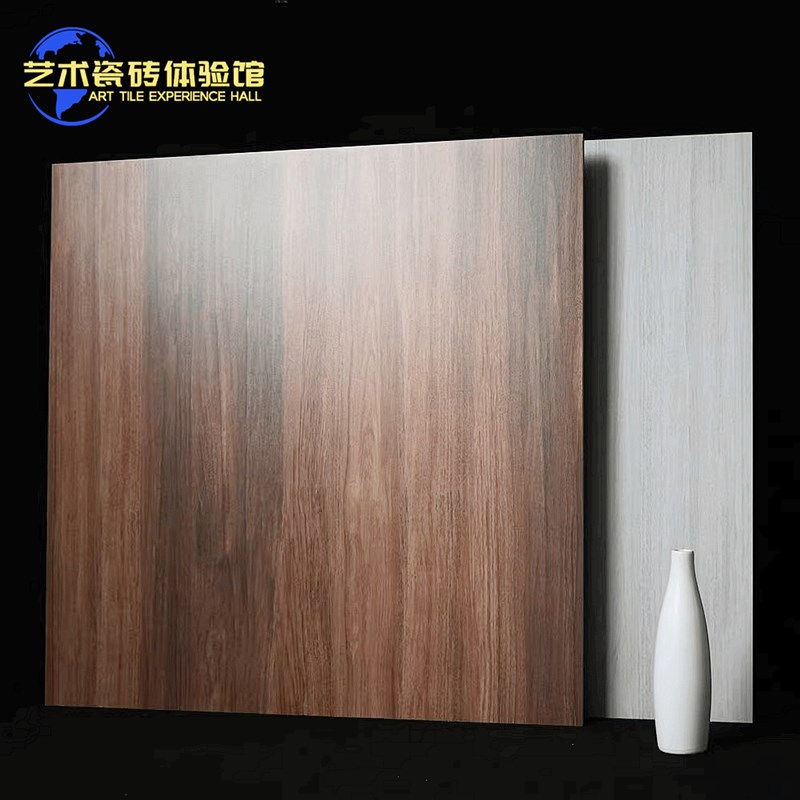哑光木纹砖c800x800客厅仿古砖卧室仿实木纹瓷砖茶楼餐厅防滑地砖