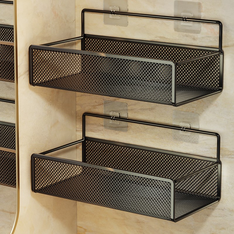 卫生间置物架免打孔浴室厕所壁挂式收纳架L子洗手间洗漱台墙上收