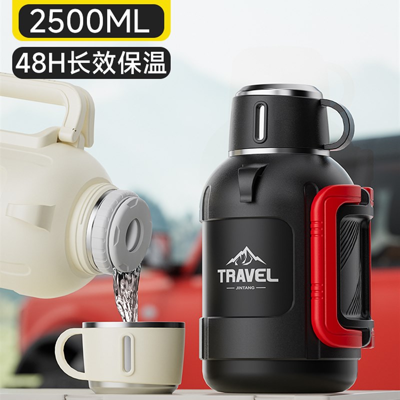 采购产品保温杯水壶,短,厚,短,u大容量3000ml,旅行水壶,车载保温