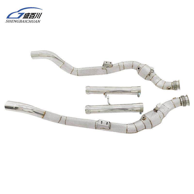 适用于2006-2013款奔驰 S65 W221 AMG 6.0TT运动催化器排气管头段