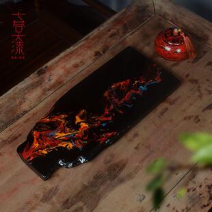 七巷大漆茶盘茶台功夫茶具干泡茶具高端手工非遗福州漆器